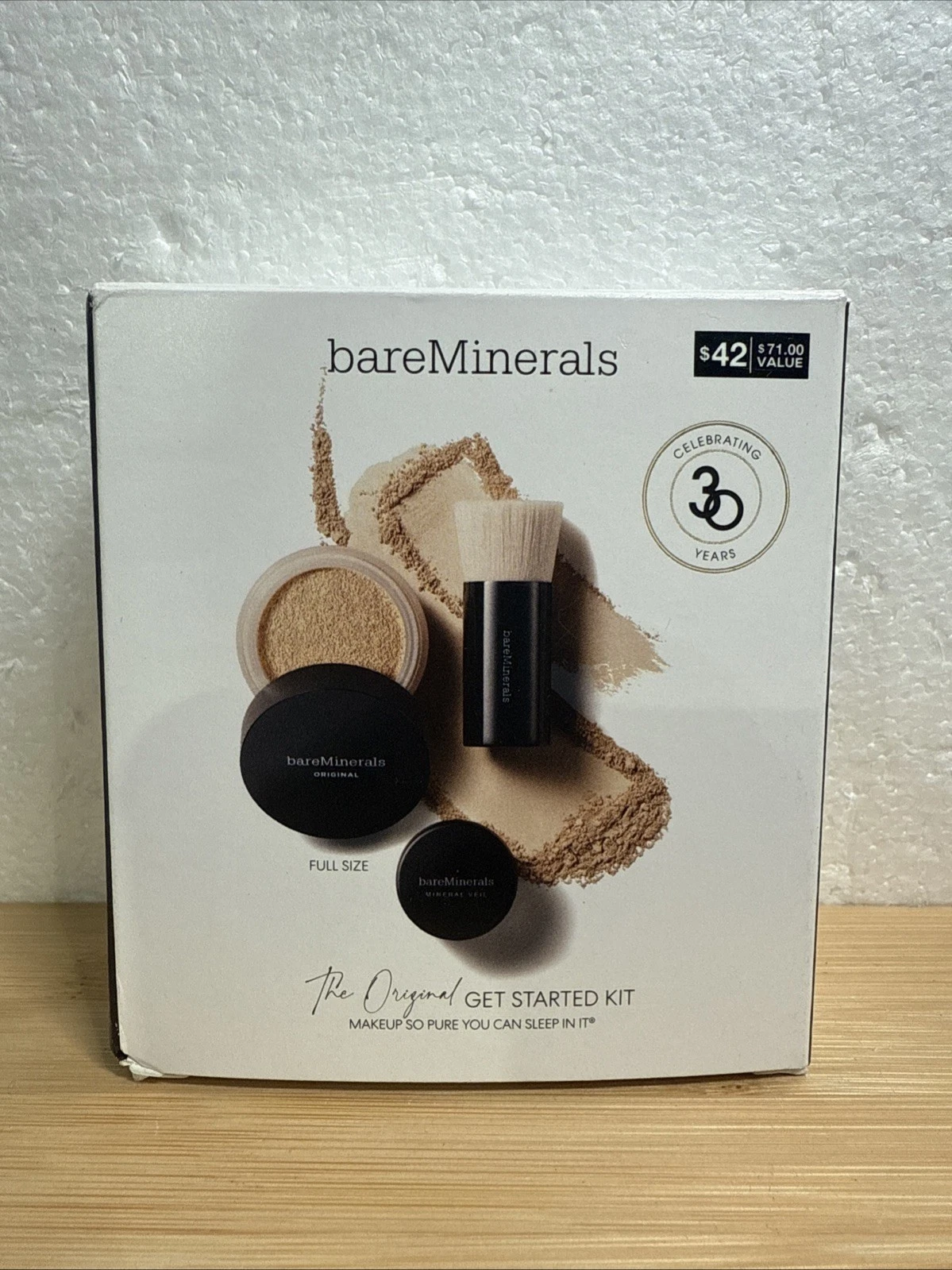 bareMinerals Original 3pc Get Started Kit:Foundation+2 Mini's w/Brush*~ Fair NIB