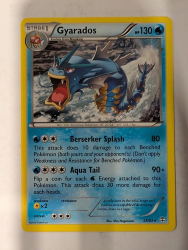 Gyarados 23/83 - XY Generations Pokemon Card Nice!