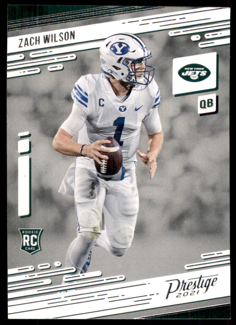 2021 Panini Chronicles Prestige Rookies Update Zach Wilson RC New York Jets #202