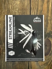 Snag Alpine Essentials Streamline 15-in-1 Survival Tool Knife Saw Scissors New