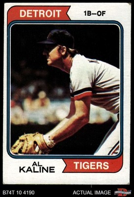 1974 Topps #215 Al Kaline Tigers HOF 2 - GOOD