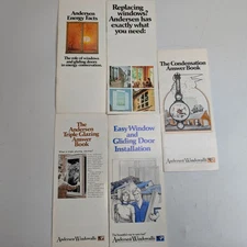 x5 LOT Retro Andersen Windows Brochures Energy Facts Triple Glazing Installation