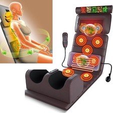 Pro 4D Full Body Massage Mat with Pillow | Heat  & Vi*bration for Muscle Relief