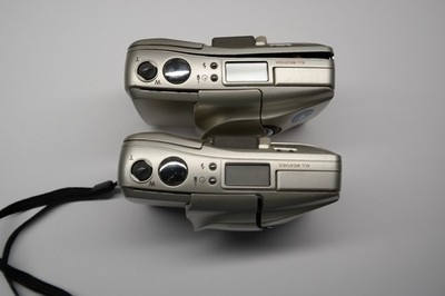 2 OLYMPUS  STYLUS  ZOOM 115 CAMERAS FOR PARTS OR REPAIR