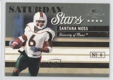 2007 Donruss Classics Saturday Stars Silver 132/250 Santana Moss #SS-18 0a1