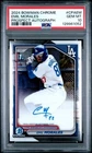 EMIL MORALES 2021 Bowman 1st Chrome Prospect AUTO PSA 10 GEM MT DODGERS CPAEM