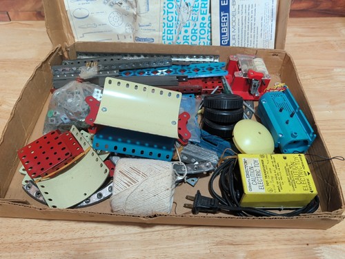 Gilbert Remote Control POWERLINE ERECTOR SET - No. 49-16068 / 34158 - Vintage - Picture 5 of 9