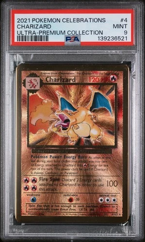 2021 POKEMON CELEBRATIONS ULTRA-PREMIUM COLLECTION #4 CHARIZARD PSA 9