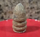 Civil War .54 Caliber Confederate 4 Ring Ringtail Sharps Bullet