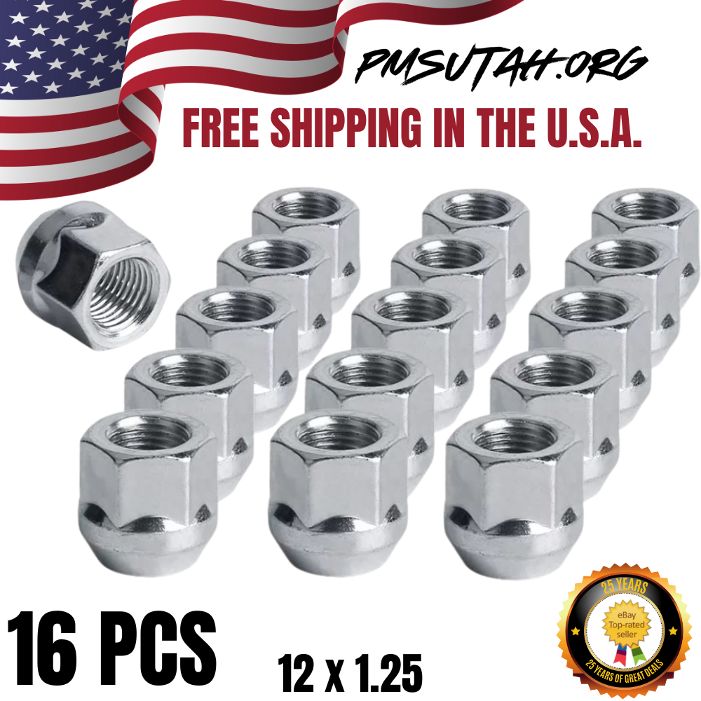 16 Tapered Lug Nuts 2018-2023 Kawasaki Mule Pro-FXR 820 2015-2023