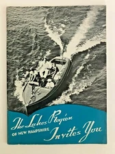 Vintage 1940's The Lakes Region Of New Hampshire "Invites You" Brochure