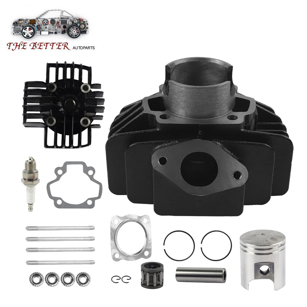 60CC BIG BORE SET FOR YAMAHA PW50 CYLINDER PISTON GASKET HEAD TOP END 1981-09