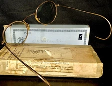 Original WW2 US Army Officers Durex 12k GF 1/10 Uniform Eyeglasses field gear