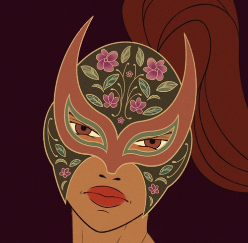 Ebony Soy - Original Giclee Print - Lucha Libre Luchadora - KEPYR Charity - Picture 3 of 6