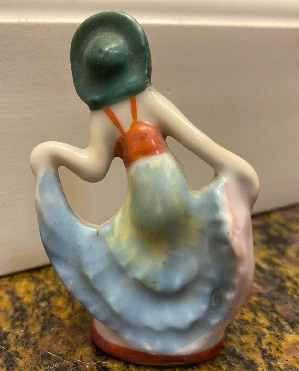 Vintage Occupied Japan Flamenco Dancer Figurine - 1940s Elegance