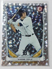 2014 1st Bowman Silver Ice DP132 Shane Zeile Detroit Tigers