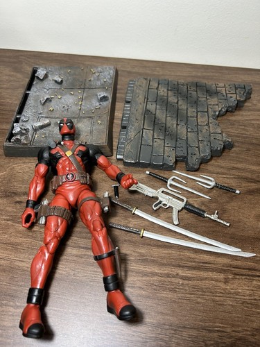 Marvel Deadpool 7.5" Action Figure Stand & Weapons DST 2011 - 第 8/8 張圖片