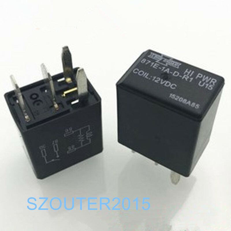 871E 1A D R1 U15 12VDC 4 Pin Micro ISO Automotive Relay In Pakistan - Foto 7