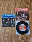 The Beatles +The Monkees 1966 USA original 7" picture sleeves + records vg+ cond