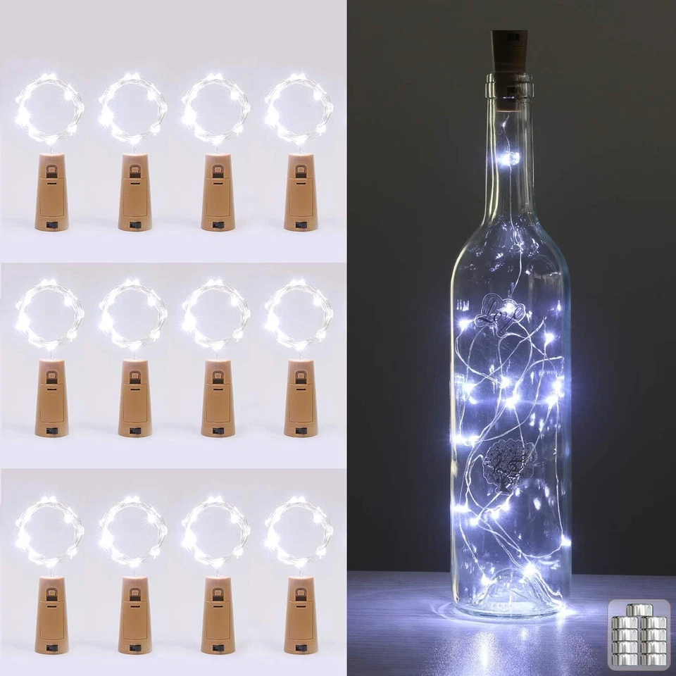 BUY 6 GET 6 — Bottle String Light Battery Cork Shaped atmosphere light 20 Led 2M - Image 3 of 4