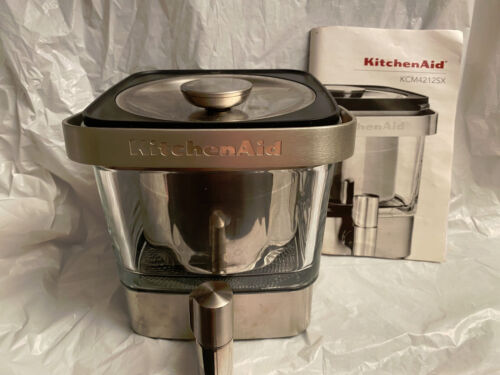 KitchenAid 28 oz Cold Brew Coffee Maker KCM4212SX Iced Tea/Coffee Concentrate - Picture 1 of 4