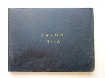 um 1880 Haydn Symphonien arr. Klavier zu 4 Händen Ulrich Band III, 13-18 Peters Edition