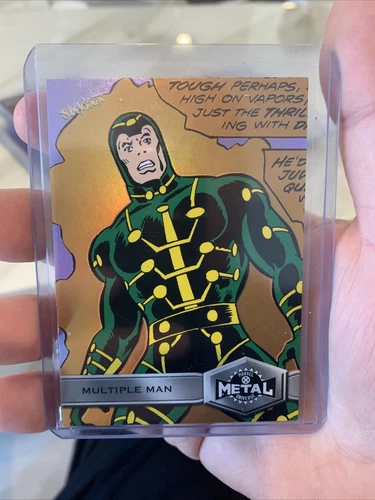 2020 Upper Deck X-Men Metal Universe MULTIPLE MAN PINK Parallel 68/75