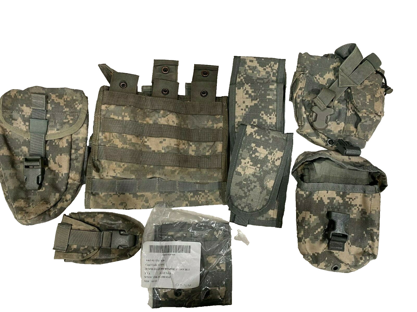 MOLLE II Rifleman Kit Lot ACU 17 Pieces