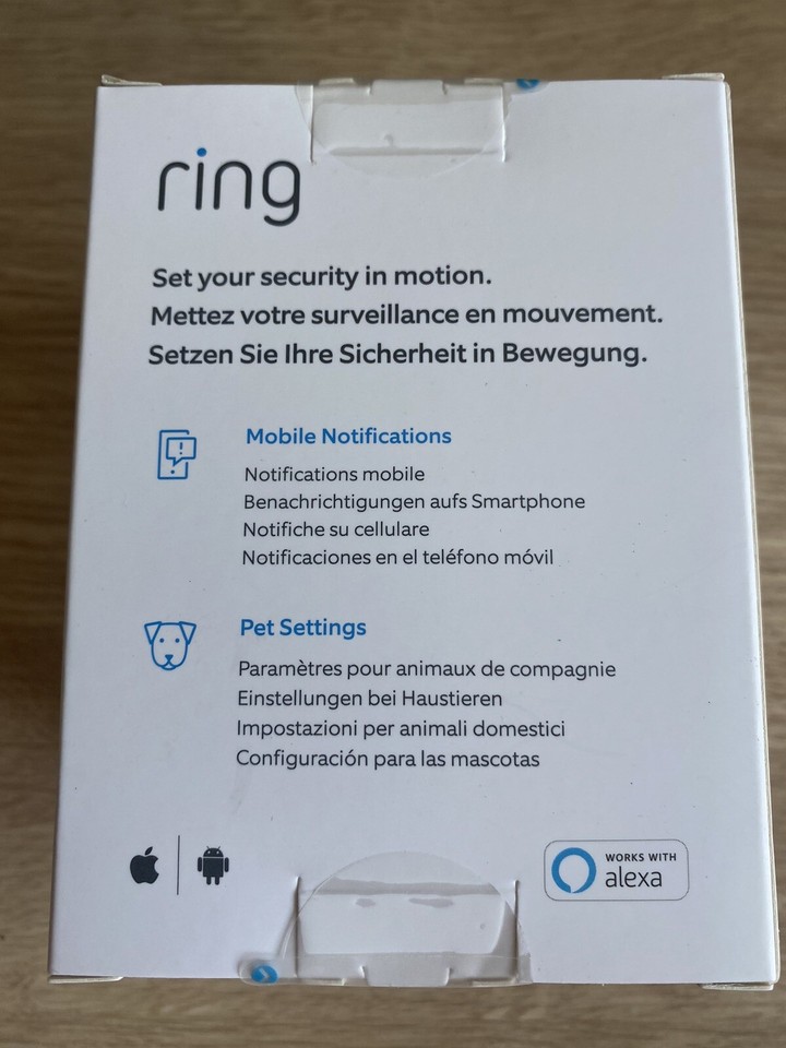 Ring Alarm Motion Sensor Detector (1st Generation) New & Sealed eBay