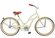 26" Beach Cruiser Bike For Women Single Speed City Commute Bicycle Coaster Brake