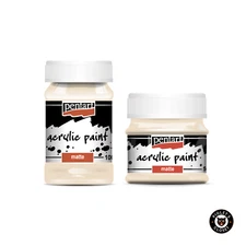 Beige | Matte Acrylic Paint | Pentart | Two Sizes Available