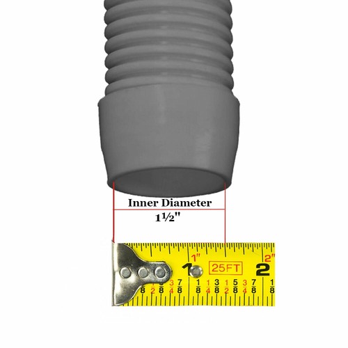 48" Universal Automatic Suction-Side Swimming Pool Cleaner Hose Grey - Picture 2 of 3