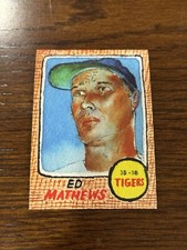 2024 Topps Spotlight X Andy Friedman T-7 Ed Matthews Tigers Twilights