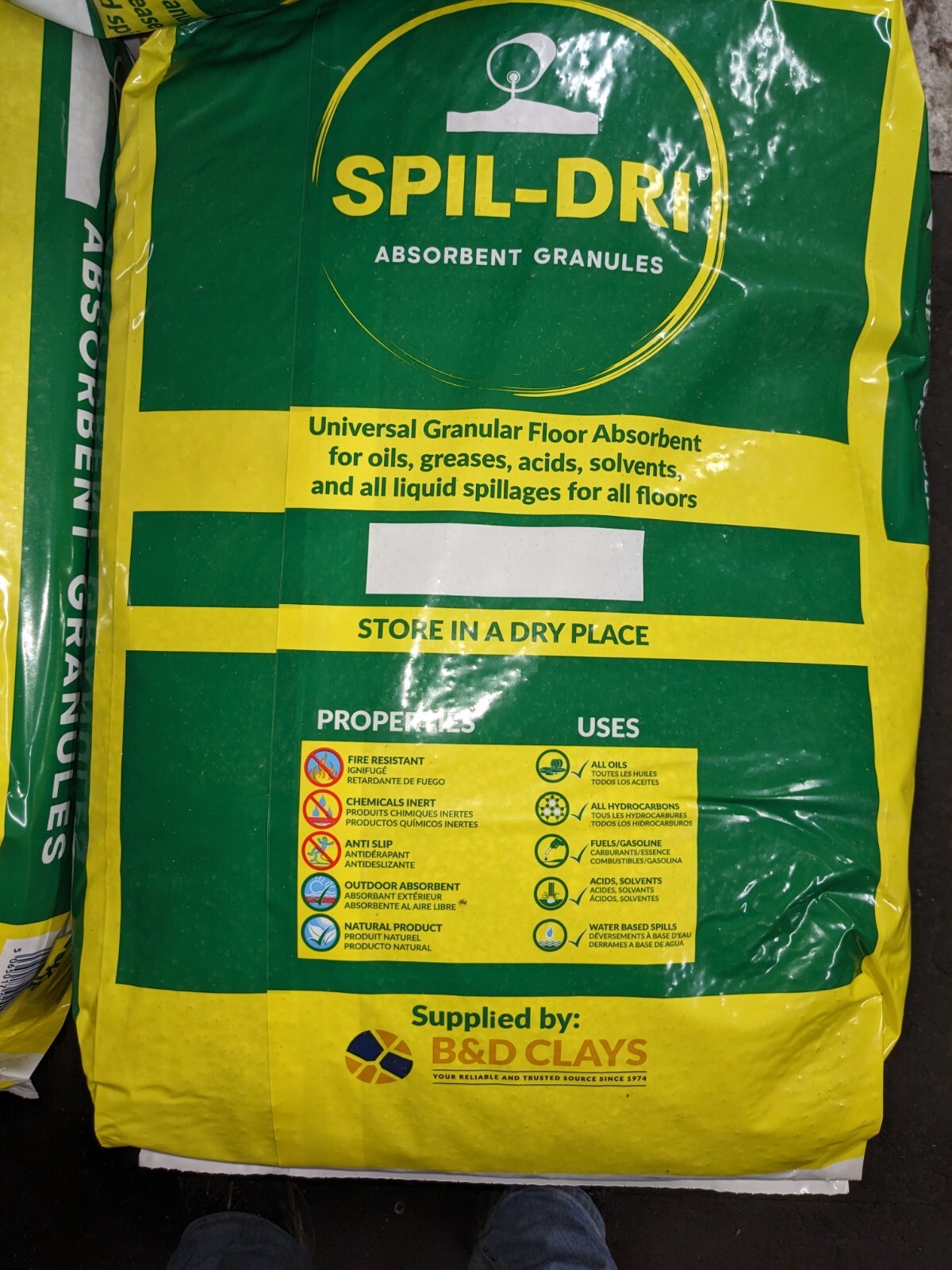 Oil Spill - Absorbent Granules 20L