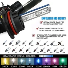 Two 35W 55W Xenon Light HID Kit 's Replacement Bulbs H1 H3 H7 H10 H11 96 9012