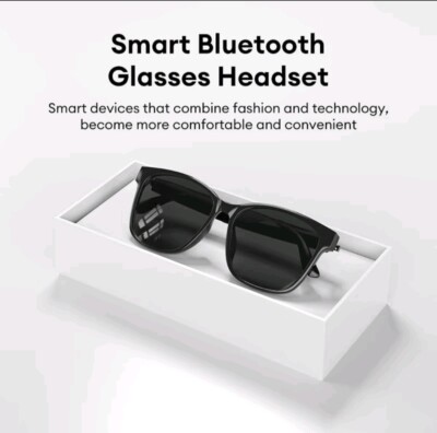  HYUNDAI HY-C8 Smart Glasses With - Calls - Music- Voice Assist- Tech-NIB Sealed