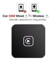 Mini 2 In 1 AI Box Dongle Wired To Wireless Plug And Play Universal Car Adapter