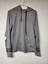 Hoodie - Women - bebe - Gray - Size Medium