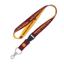 NFL WASHINGTON FOOTBALL TEAM LANYARD KEY CHAIN NEW