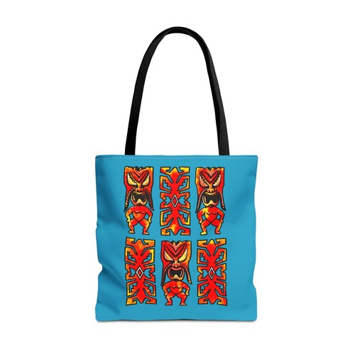 Borsa Tiki Lava Classica (AOP) Sfondo Turchese - Foto 10 di 61