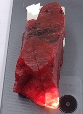 DYED 2500-3000Ct Certified Earth- Real Red Ruby Natural Rough Color Enhanced R