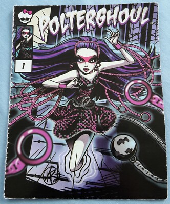 1x Monster High Power Ghouls Spectra Vondergeist Polterghoul NUR DAS MINI COMIC