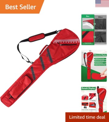 Golf Sunday Bag, Small Golf Bag Lightweight, Par 3 Golf Bag for A Few Clubs D...