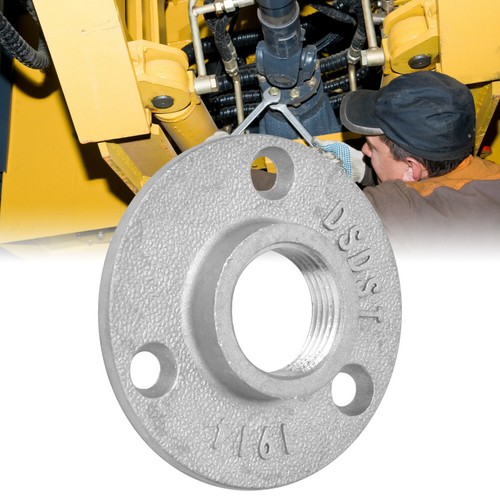 10 pz 3/4" Raccordi flangia da pavimento filettati in lega di alluminio fai da te 3 fori - Foto 7 di 9