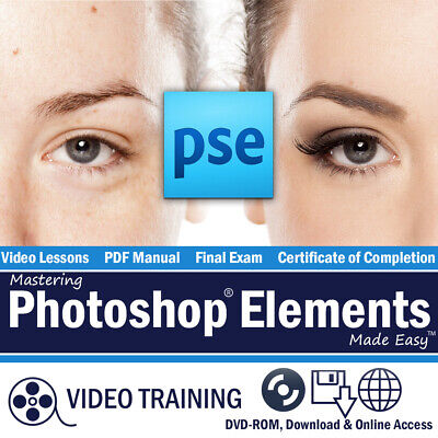 Learn Adobe PHOTOSHOP ELEMENTS 13 Training Tutorial DVD & Digital Course 6  Hours 815474012134 | eBay