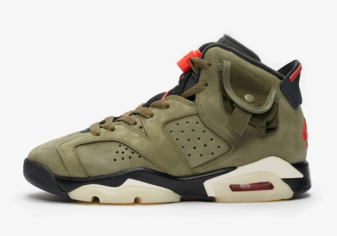 Jordan 6 Retro x Travis Scott Mid Olive