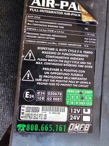 Airpack 12V PTO Only 10001900604 Tested Fully Working +All wire connections