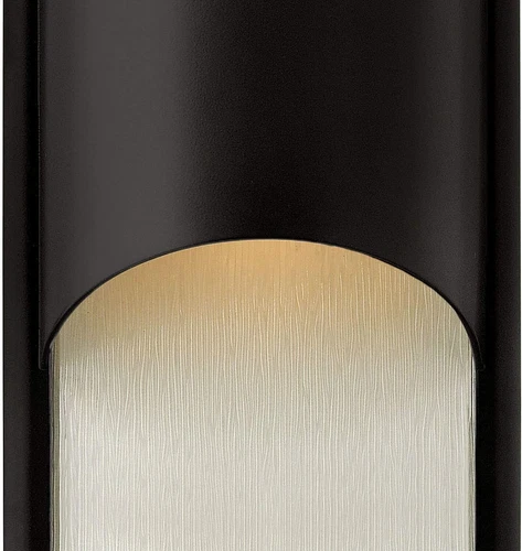 Hinkley Lighting 1834SK Cascade Outdoor Medium Wall Light Satin Black  - Picture 4 of 5