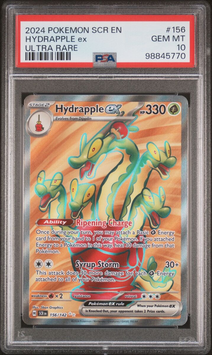 2024 POKEMON SCR EN-STELLAR CROWN ULTRA RARE #156 HYDRAPPLE 2024 POKEMON SCR EN-STELLAR CROWN ULTRA RARE #156 HYDRAPPLE