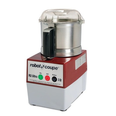 Robot Coupe R2UB 3 Liter Stainless Food Cutter Mixer 1HP w/ Stainless S Blade